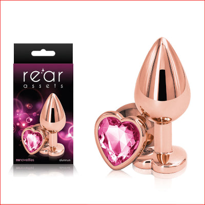Rear Assets Rose Gold Heart Small
