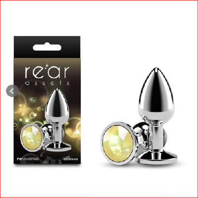 Rear Assets Silver - Small - Yellow Gem