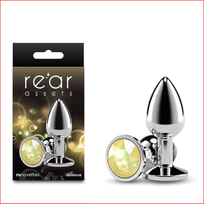 Rear Assets Silver - Small - Yellow Gem