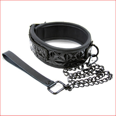 Sinful Collar & Lead Black