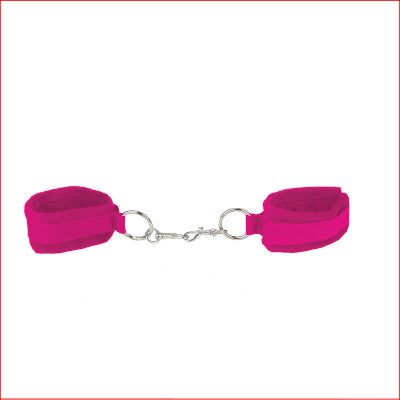 Ouch Velcro Cuffs Pink
