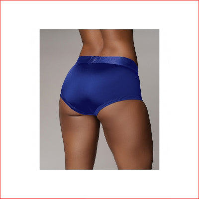 Ouch! Vibrating Strap On Brief M/L Blue