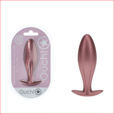 Ouch! Oval Anal Plug - Rose Gold