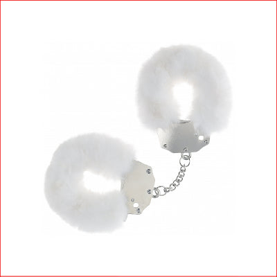Ouch! - Heavy-duty Fluffy Handcuffs - White