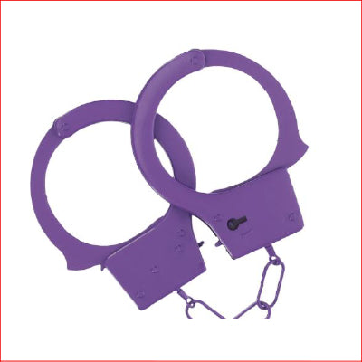 Ouch! - Classic Metal Handcuffs - Purple