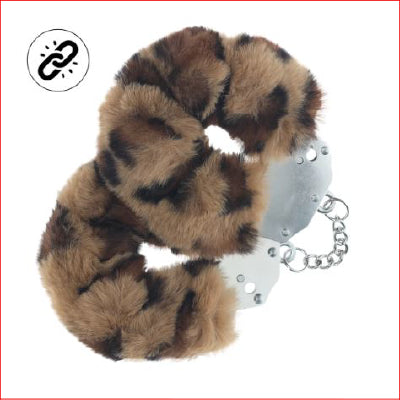 Ouch! - Heavy-duty Fluffy Handcuffs - Leopard