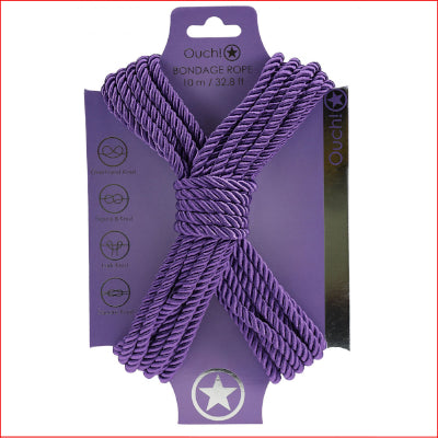Ouch! Bondage Rope 10m - Purple