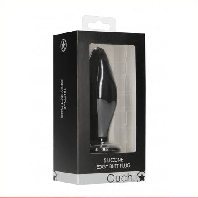 Ouch Edgy Butt Plug Black