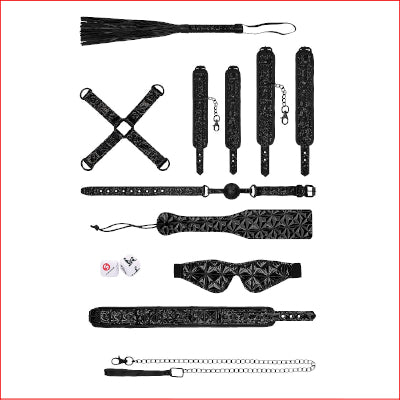 Ouch Luxury Bondage Kit Black