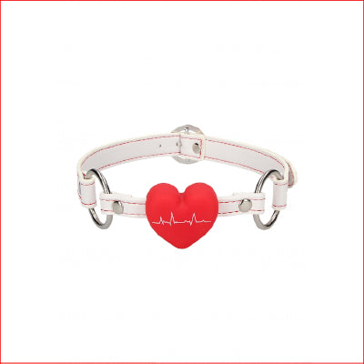 Ouch Silicone Heart Gag Nurse Theme
