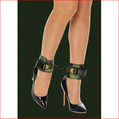 Ouch Ankle Cuffs Army Theme