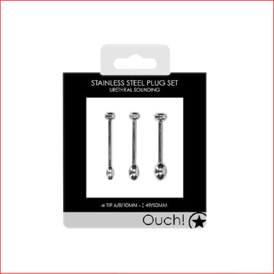 Ouch Stainless Plug Set