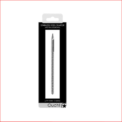 Ouch Stainless Ribbed Dilator 8mm