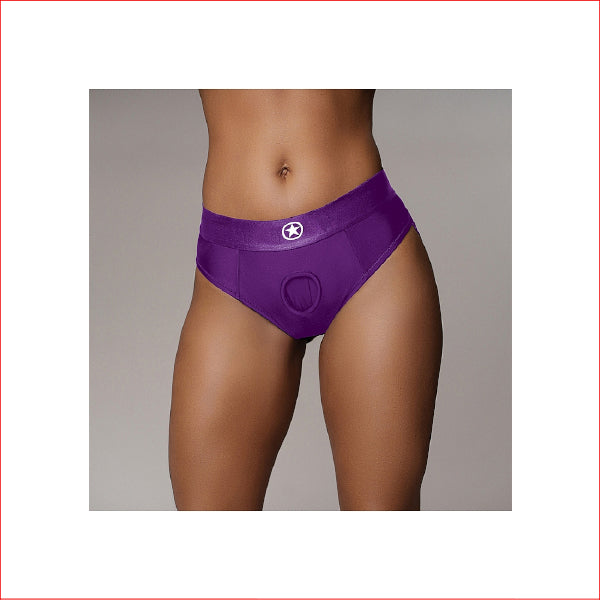Ouch Strap-On M/L Thong Purple