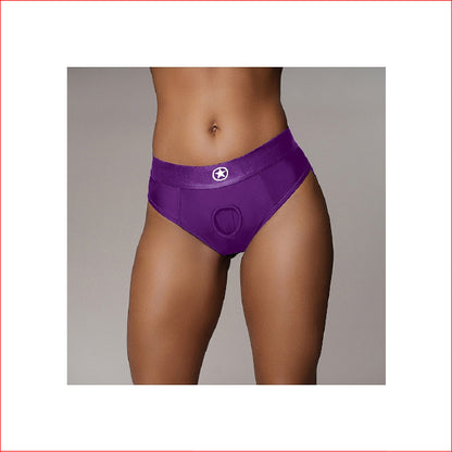 Ouch Strap-On M/L Thong Purple