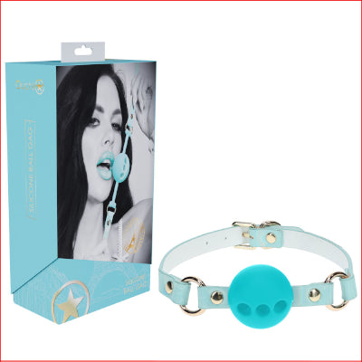 Ouch! Paris Silicone Ball Gag Blue