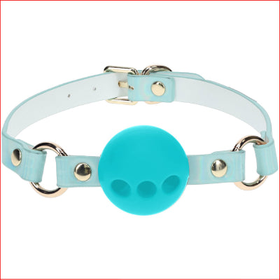 Ouch! Paris Silicone Ball Gag Blue