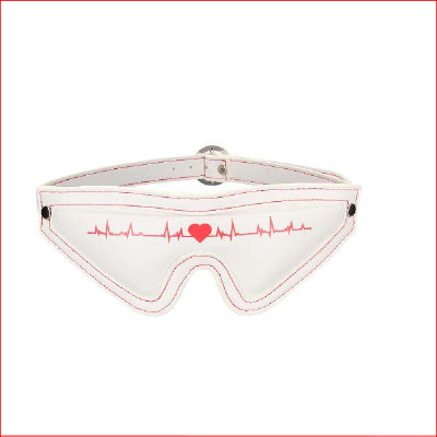 Ouch! Nurse Blindfold PU w Buckle