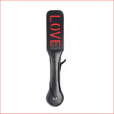 BB Love Cut Out Black Paddle