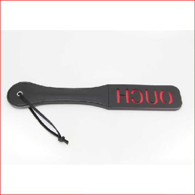BB Ouch Cut Out Black Paddle