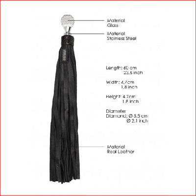 PAIN Classic Sparkle Handle Flogger