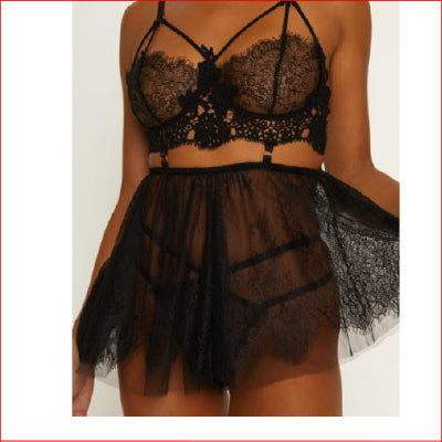 Muse Eyelash Lace BabyDoll & G Small