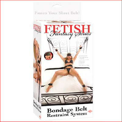 Fetish Fantasy Bed Bondage Belt System