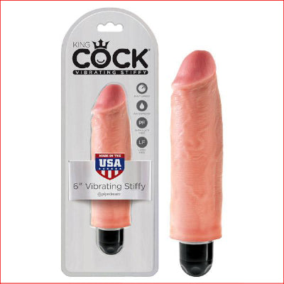King Cock 6" Vibrating Stiffy