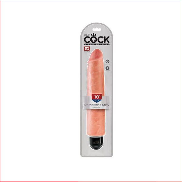 King Cock 10" Vibrating Stiffy