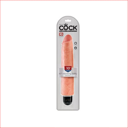 King Cock 10" Vibrating Stiffy