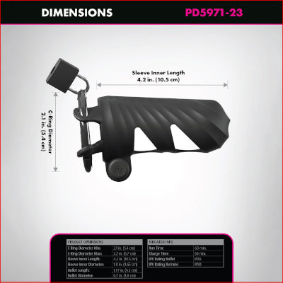 Fantasy C-Ringz Remote-Controlled Vibrating Cock Blocker