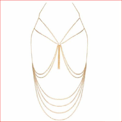 MUSE Tassell Chain Harness Gold