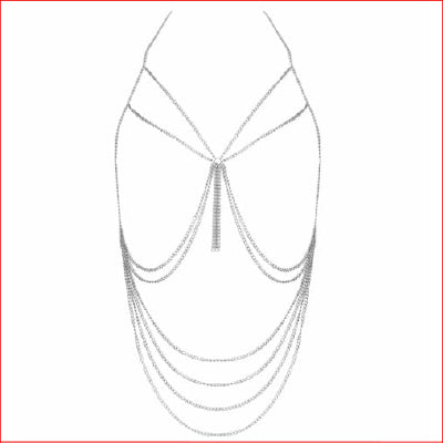 MUSE Tassell Chain Harness Silver