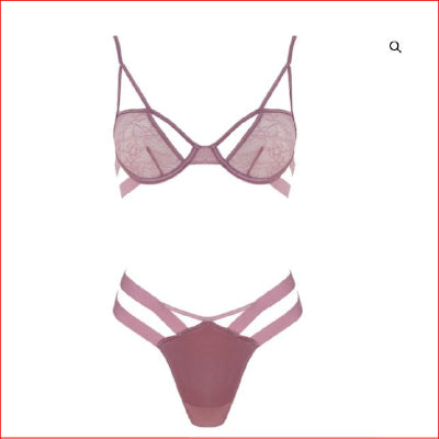 Muse Dusty Pink Bra & G Set XLarge