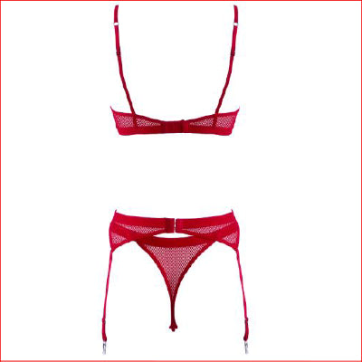 MUSE 3pce Mesh Set Red Medium