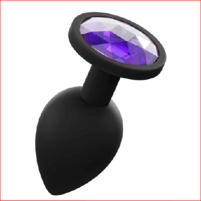 Silicone Small Butt Plug Black
