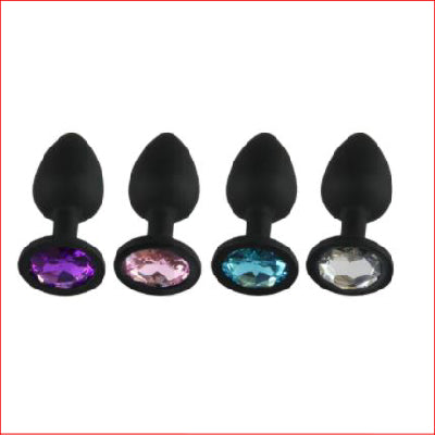 Silicone Large Butt Plug Black