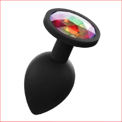 Silicone Medium Butt Plug Black