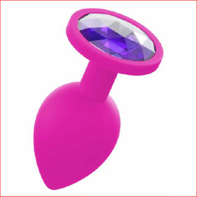 Silicone Large Butt Plug Pink