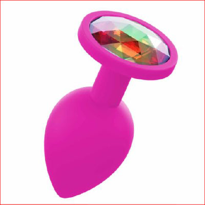 Silicone Medium Butt Plug Pink