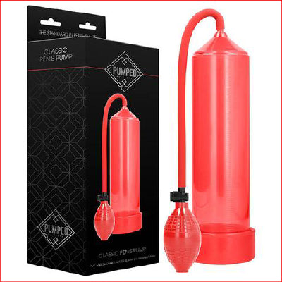 Pumped Classic Penis Pump Red