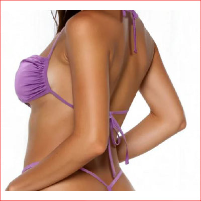 Popsi Strappy Micro Fiber Purple S/M