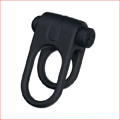 Passion Play Silicone Vibrating Dual Cock Ring