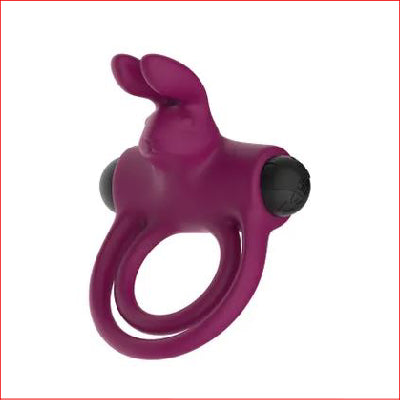 Passion Play Silicone Rabbit Vibrating Cock Ring