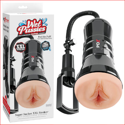 PDX Wet Pussies Super Sucker XXL Stroker