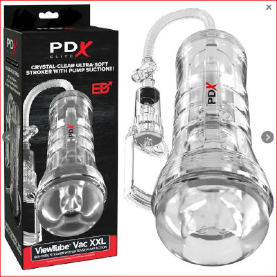 PDX Elite ViewTube Vac XXL Pump Stroker