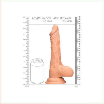 RealRock 10" Dildo 25cm with Balls