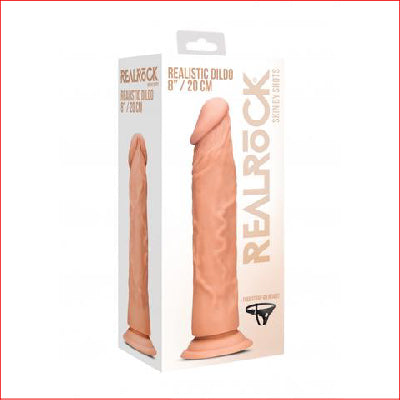 RealRock 8" Dildo 20cm Flesh