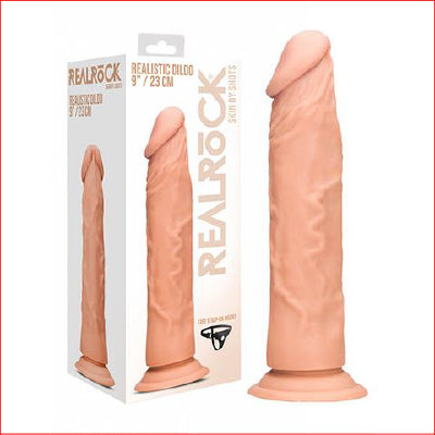 RealRock 9" Dildo 23cm Flesh