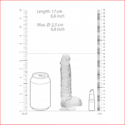 RealRock 6" Crystal Clear Transparent